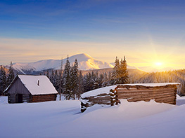 Cold air can hold less moisture and is more arid than warm air