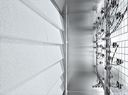 Inside view of a Condair DL hybrid humidifier