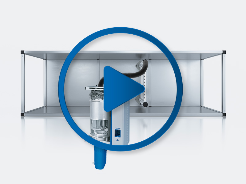 Video, Animation resistive steam humidifier