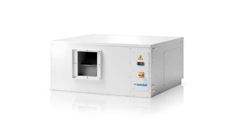 Condair DC C ceiling mounted industrial dehumidifier Main Bild Condair DC C Industrie-Luftentfeuchter