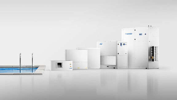 Hero Bild Condair DP Schwimmbad-Luftentfeuchter