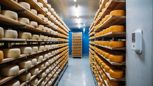 Cheese maturation facility